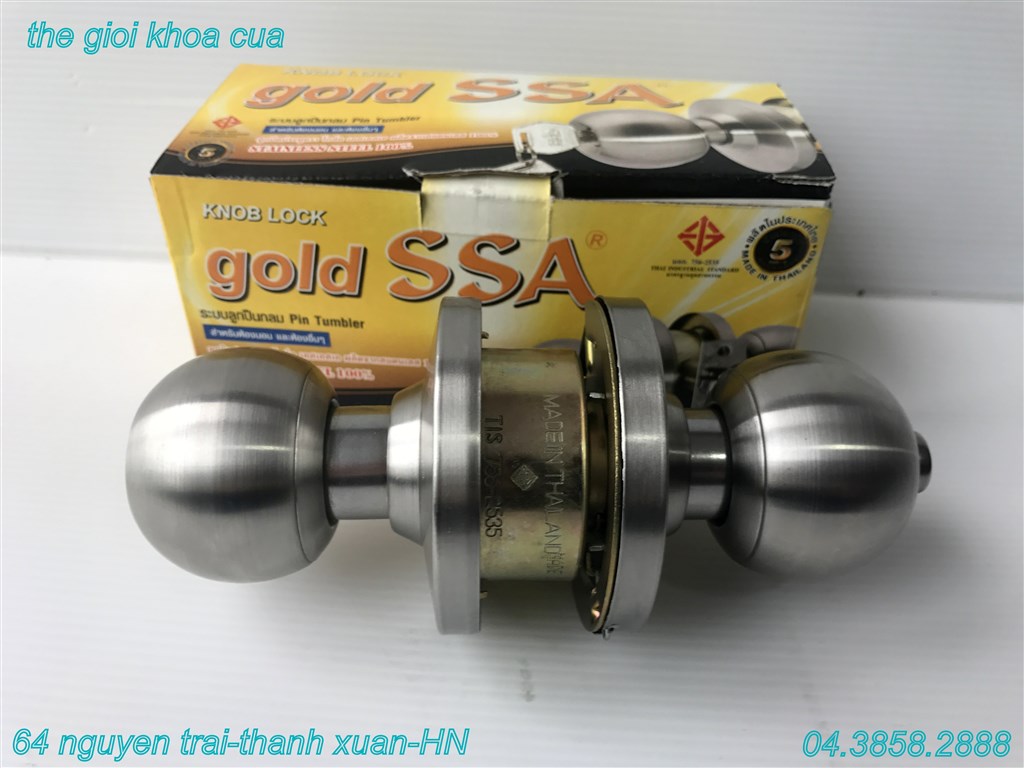 khóa nắm tròn nhập khẩu Thái Lan Gold SSA 2