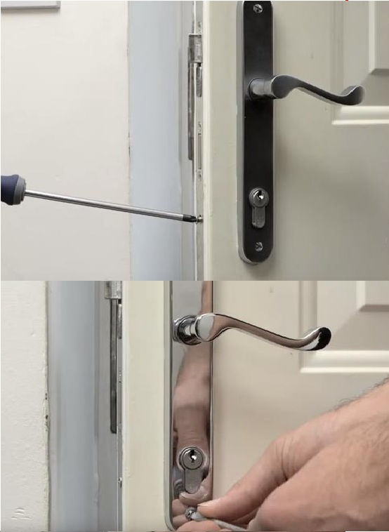 khóa cửa bị rơ