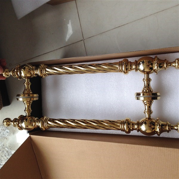 Hình ảnh tay nắm đồng mạ vàng cao cấp