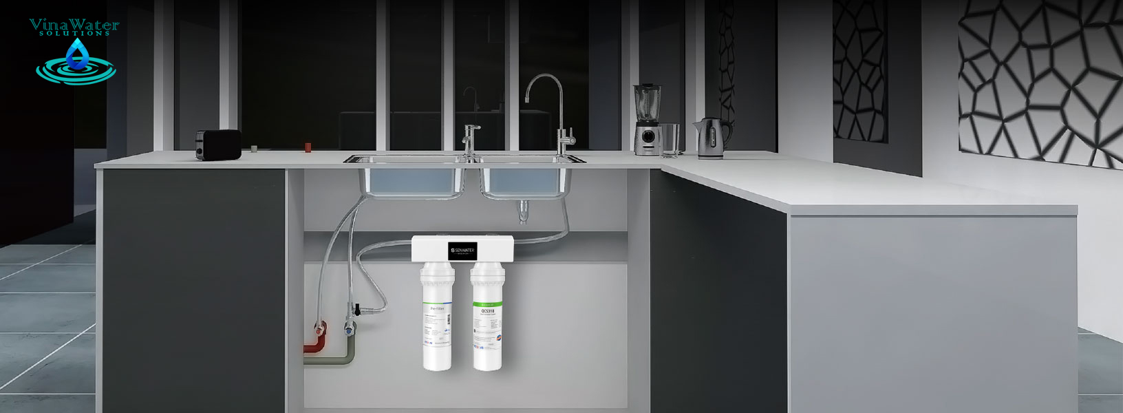 Bộ lọc nước uống SenWater QCS318-L System USA (Ảnh 12)