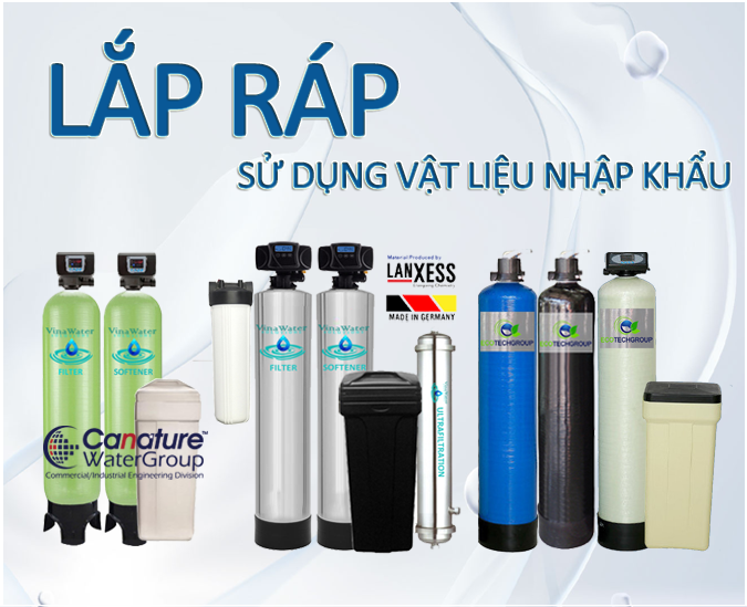 Hệ thống lọc nước trung tâm lắp ráp tại Việt Nam bởi VinaWater