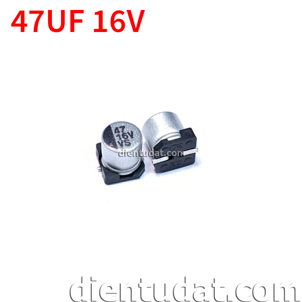 CAP ALUM 47UF 16V 20% SMD