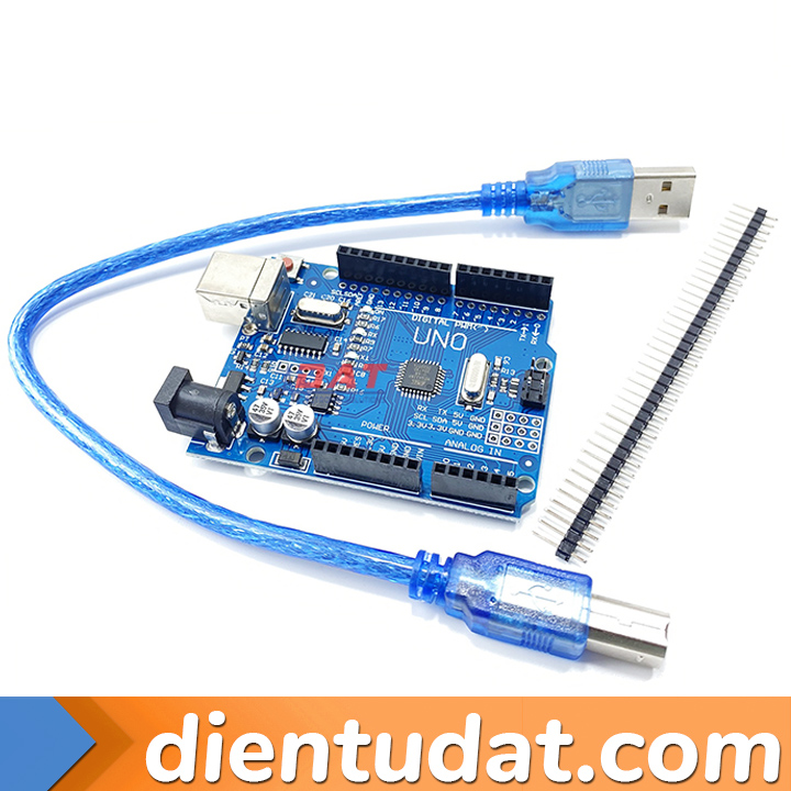 Arduino Uno R3 SMD - Chip Dán - Kèm Dây Cáp