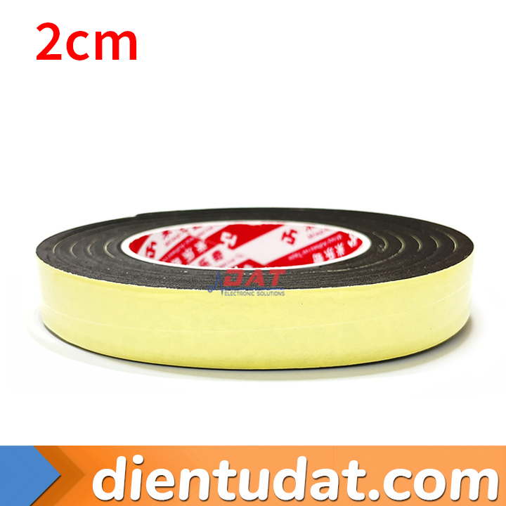 Băng Keo Xốp EVA 1 Mặt 5mm - Cuộn 2 mét