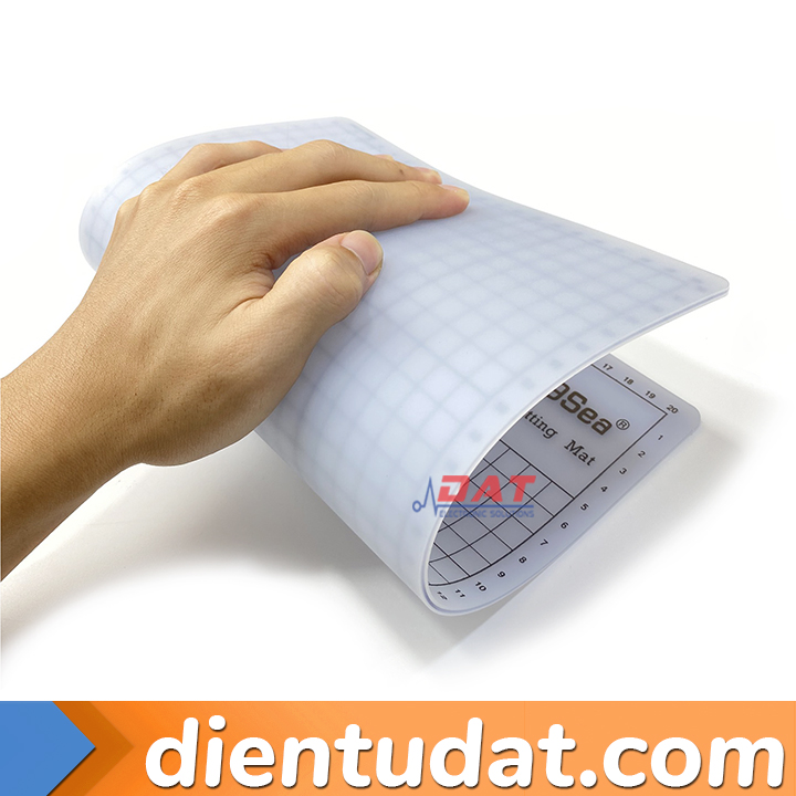 Bảng Lót Cắt 9SEA Cutting Mat Size A4 30x22cm Màu Xám