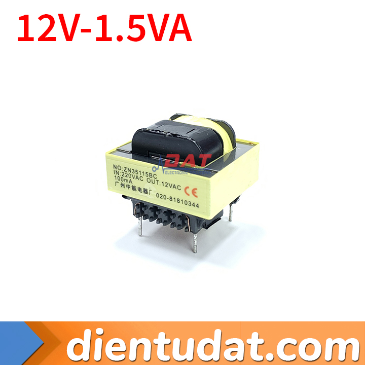 Biến Áp 12V - 1.5VA