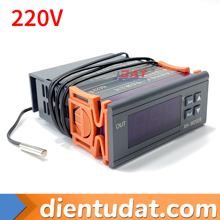 Bộ điều khiển nhiệt độ 220V - Kiểm Soát Nhiệt Độ W2028