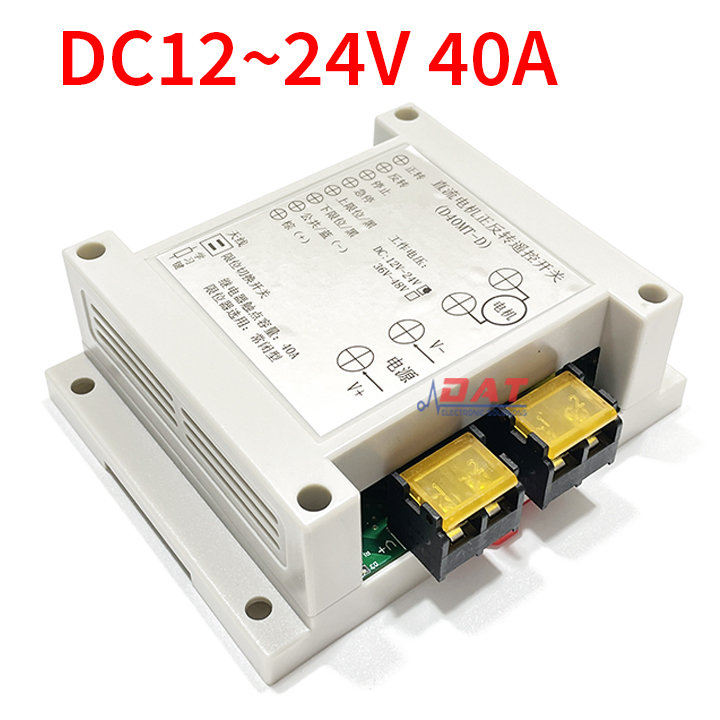 Bộ Điều Khiển RF Đảo Chiều Động Cơ DC 12V-24V 40A D40MT-D