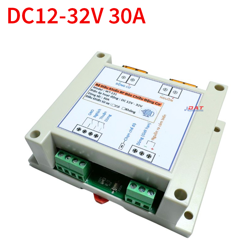 Bộ Điều Khiển RF Đảo Chiều Động Cơ DC 12V - 32V 30A WT-131