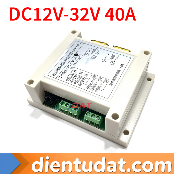 Bộ Điều Khiển RF Đảo Chiều Động Cơ DC 12V - 32V 40A