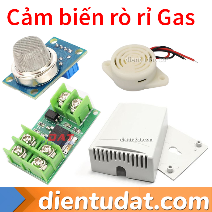 Combo Chế Bộ Báo Rò Rỉ Gas Đơn Giản