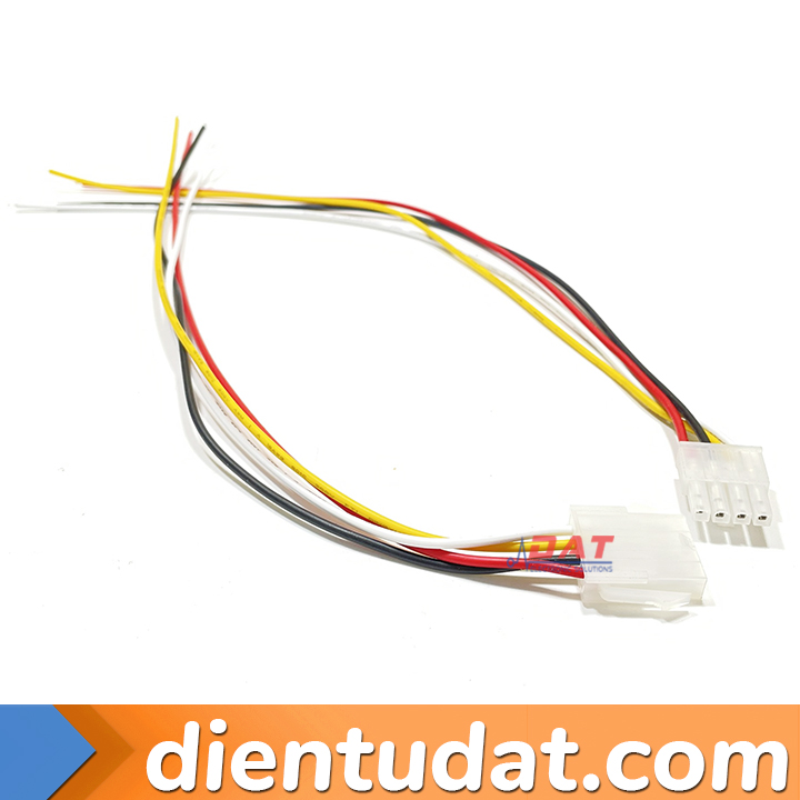 Cặp Dây Cáp Header 5557 5559 Đầu Nối Đực - Cái 4.2mm Hàng Đơn 2P 3P 4P 5P 30cm