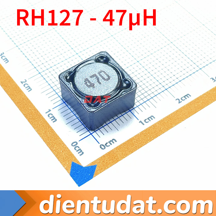 Cuộn Cảm 47uH 470 RH127 12*12mm