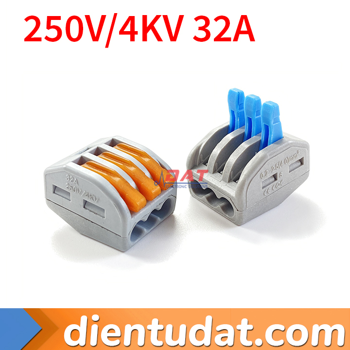 Cút Đầu Nối Dây Điện 3 Lỗ PCT-213