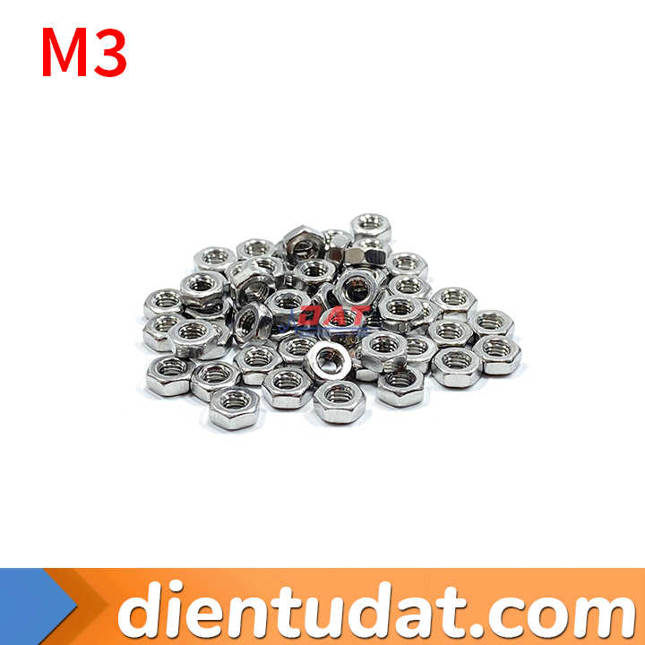 Đai Ốc Lục Giác Thép Không Gỉ M2 M3