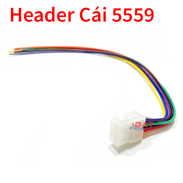 Dây Cáp Header 5559 Đầu Nối Cái 4.2mm Hàng Đôi 8P 30cm