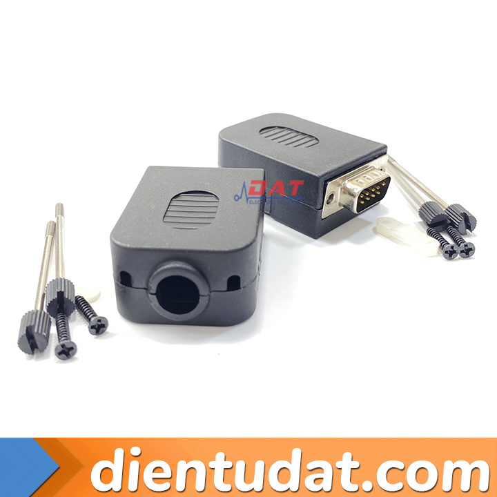 DB9 Connector 9 Pin Cable RS232 Connector COM Port - Jack Đực - Cái