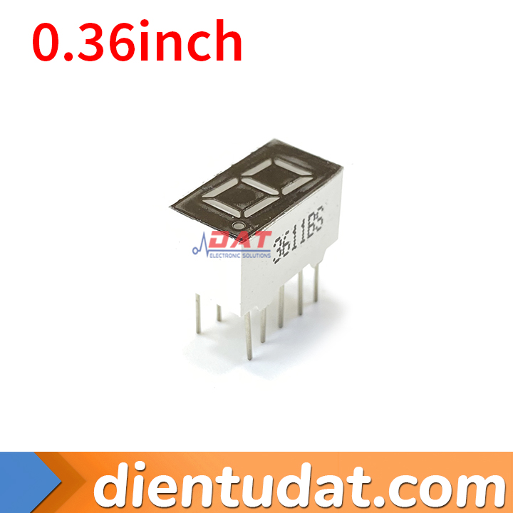 Đèn LED 7 Đoạn 0.36inch Dương Chung BS3611