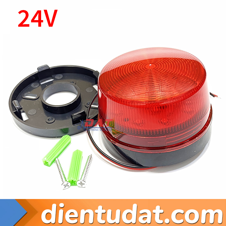 Đèn LED Nhấp Nháy Cảnh Báo 24V SL-79 Đỏ