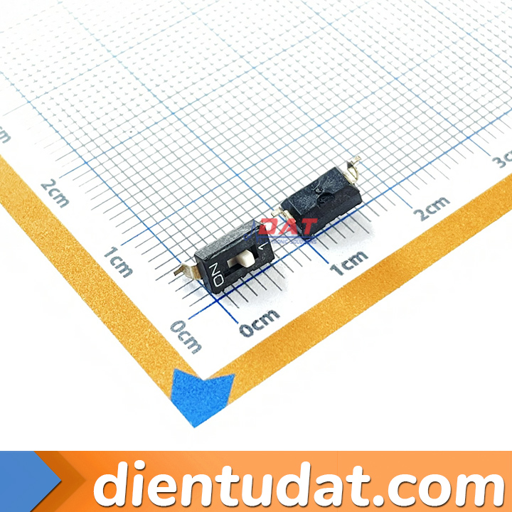 DIP Switch - Công Tắc Gạt Dán SMD 2.54mm 1P 2P 3P 4P 5P 6P 8P 10P