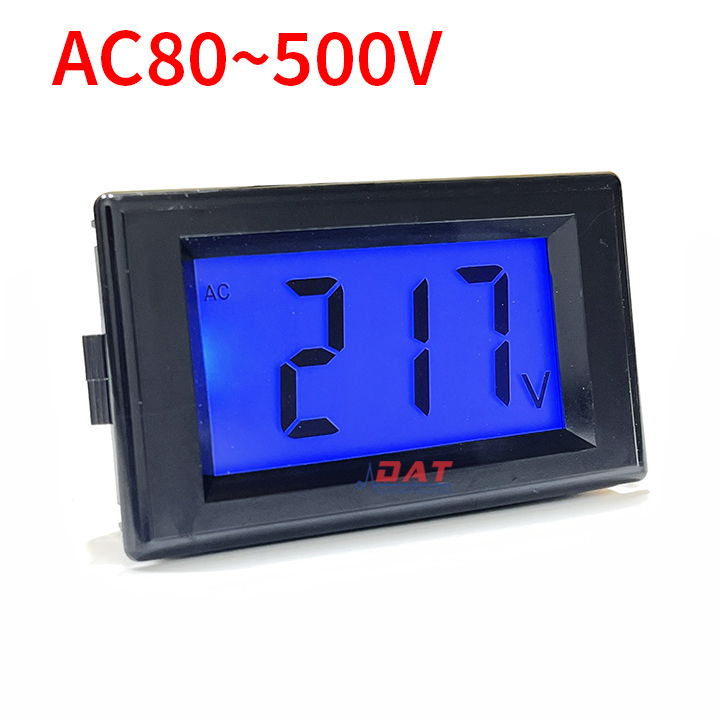 Đồng Hồ Đo Áp AC 80V~500V Hiển Thị LCD D85-20