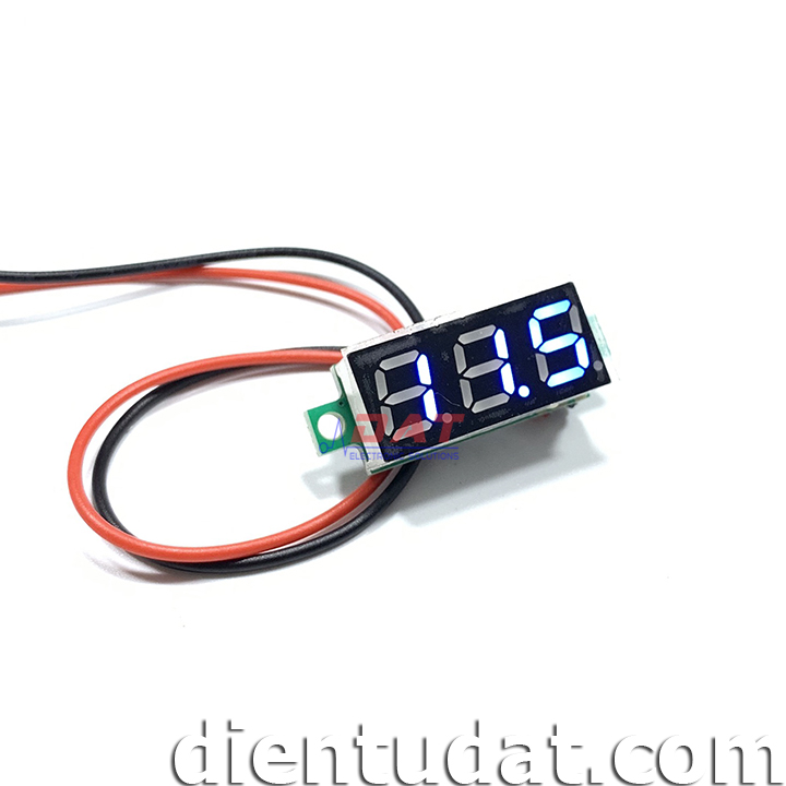 Đồng Hồ Đo DC 2.9V-30V 0.28inch 2 Dây