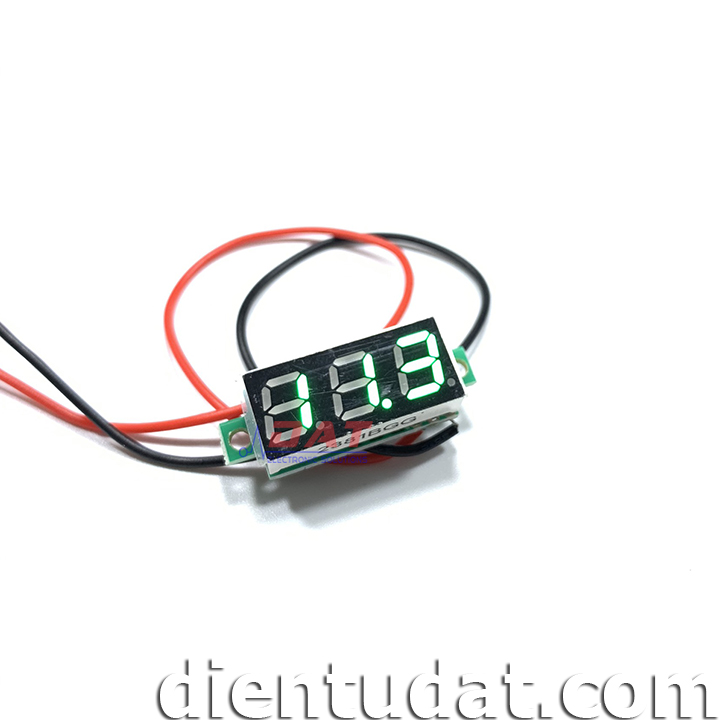 Đồng Hồ Đo DC 2.9V-30V 0.28inch 2 Dây