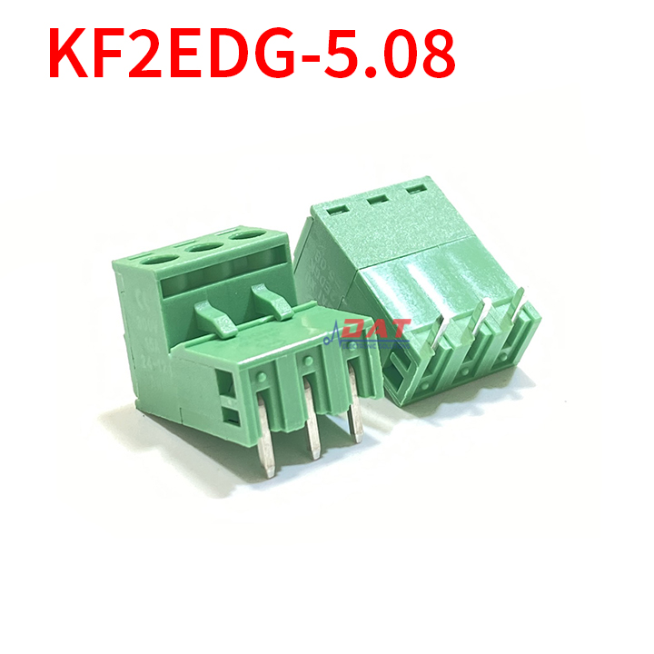 KF2EDG-5.08-3P Đầu Nối Connector Hàn PCB X Chân Cong 5.08mm
