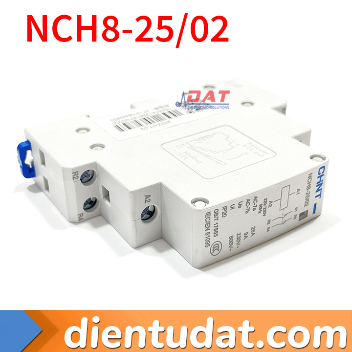 Khởi Động Từ Một Pha CHINT 220V 25A NCH8-25/02 NCH8-25/20