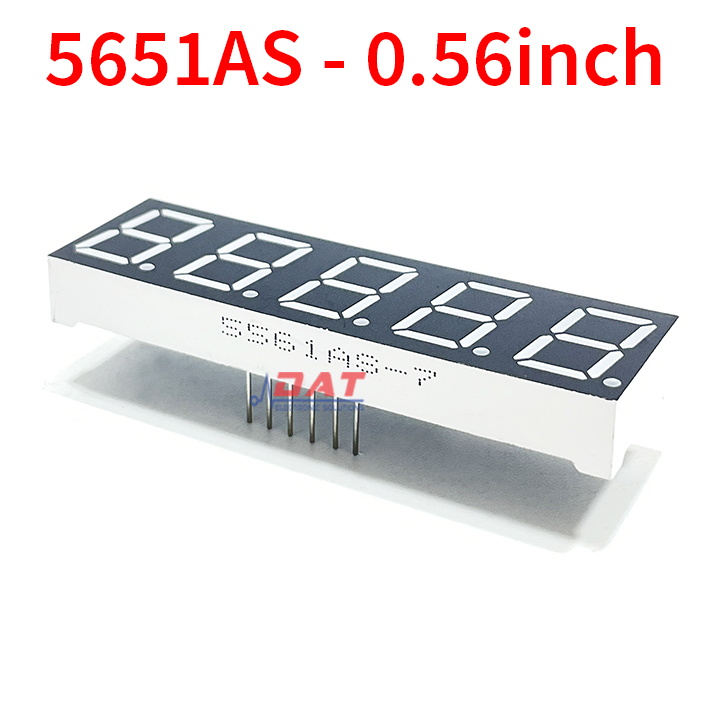 LED 7 Đoạn 0.56inch 5 Số 5561AS