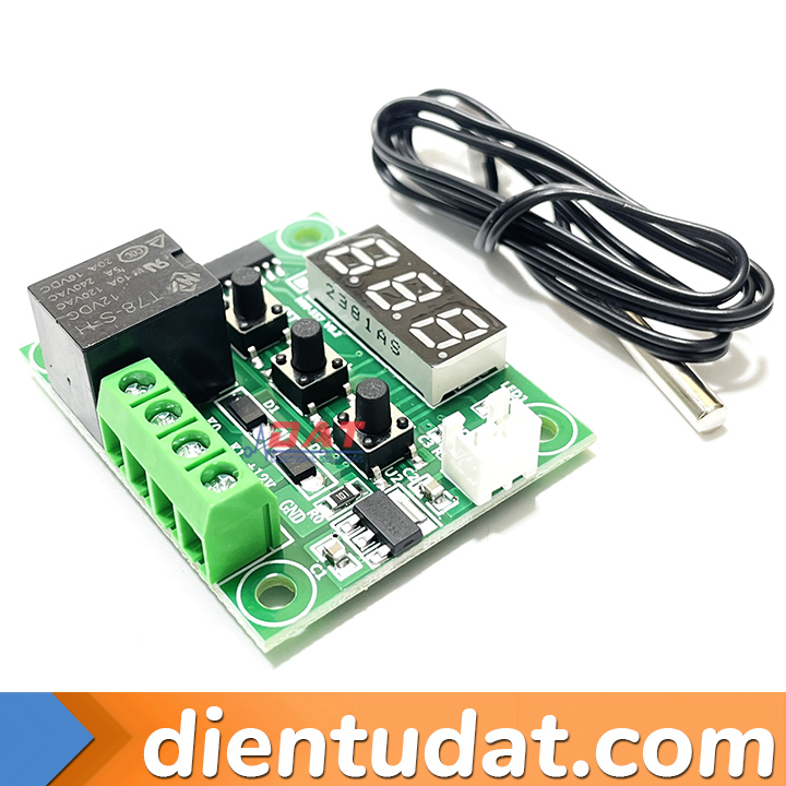 Mạch Cảm Biến Nhiệt Độ XH-W1209 - Relay 12V