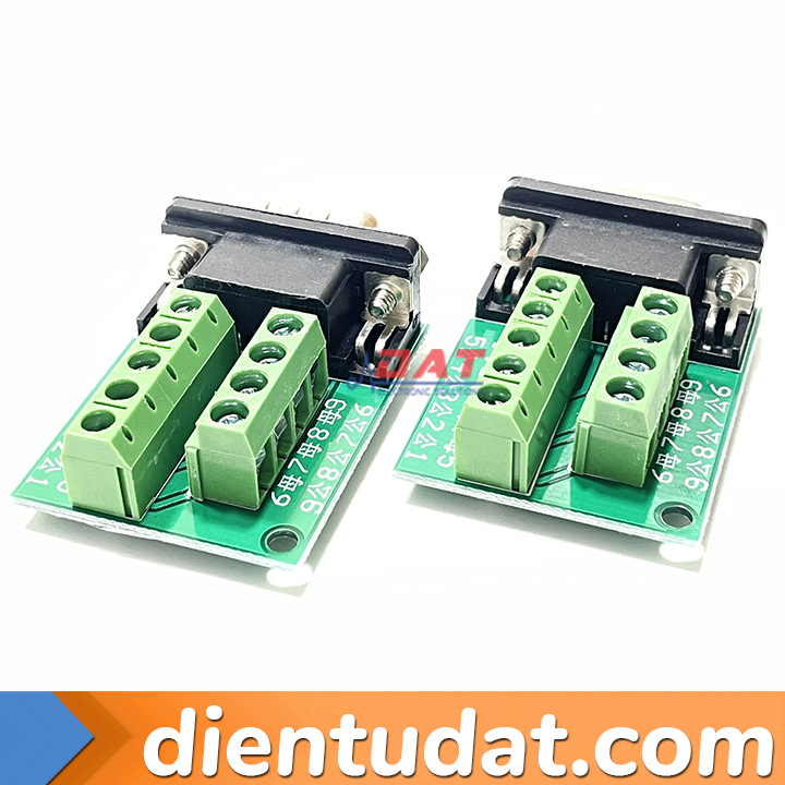 Mạch Giao Tiếp DB9 RS232 Ra Chân Domino