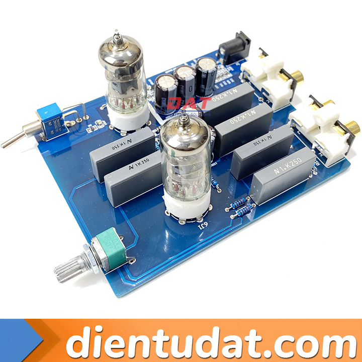 Mạch Pre-Amp 2 Đèn 6J1 12V DC