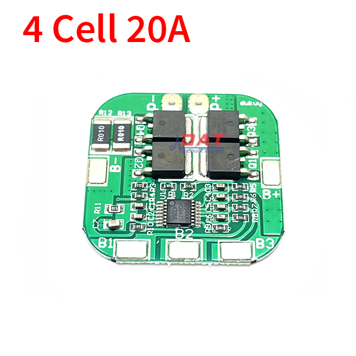 Mạch Sạc Bảo Vệ 4 Cell Pin 18650 20A HX-4S-D20
