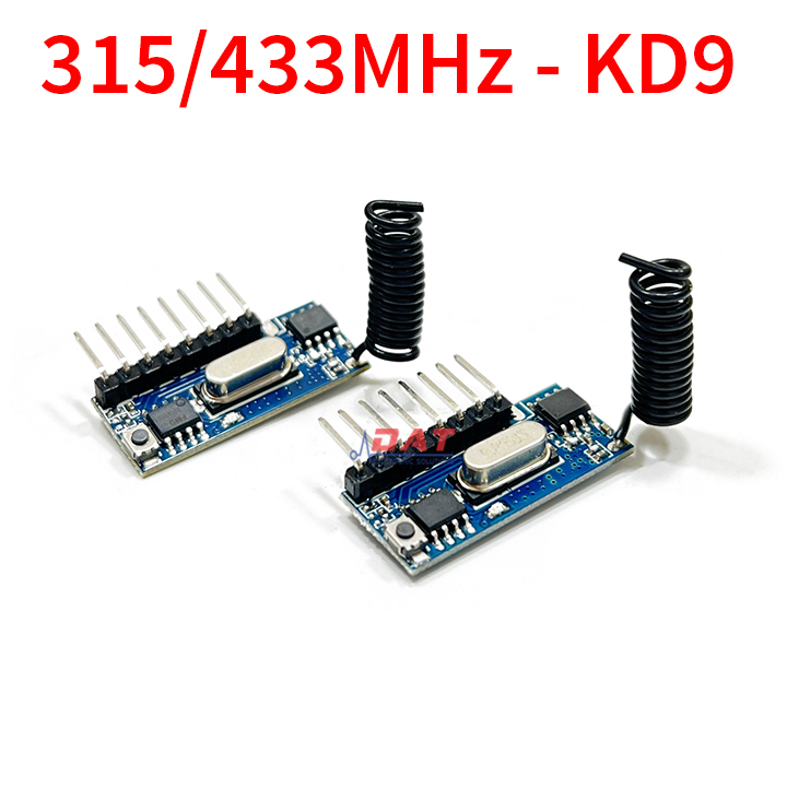 Mạch Thu RF 4 Kênh Học Lệnh 315MHz 433MHz JJ43A KD9