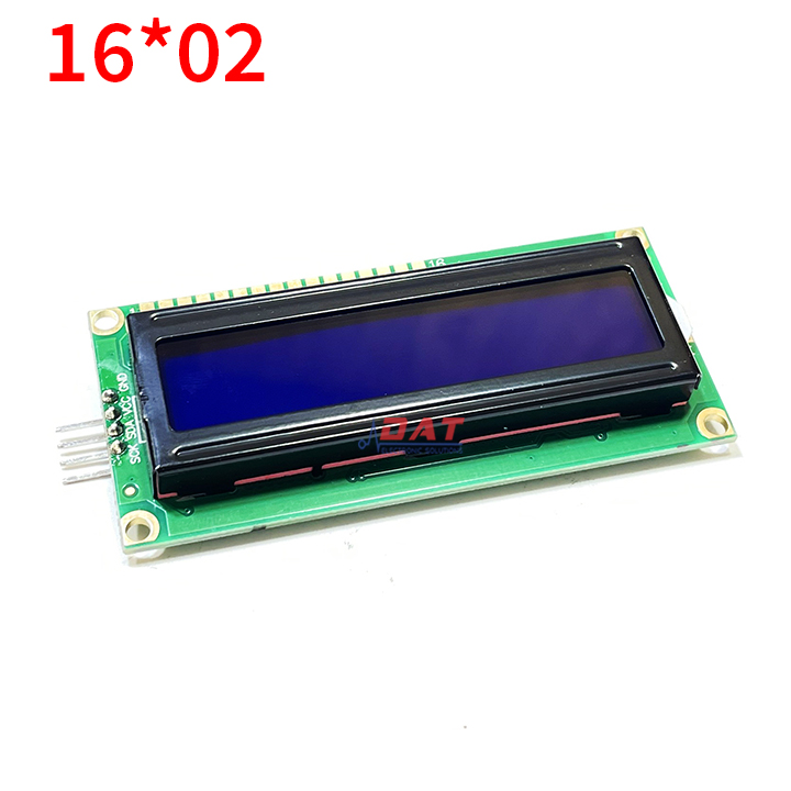 Màn Hình LCD 16*02 1602 Tích Hợp I2C Màu Xanh Dương