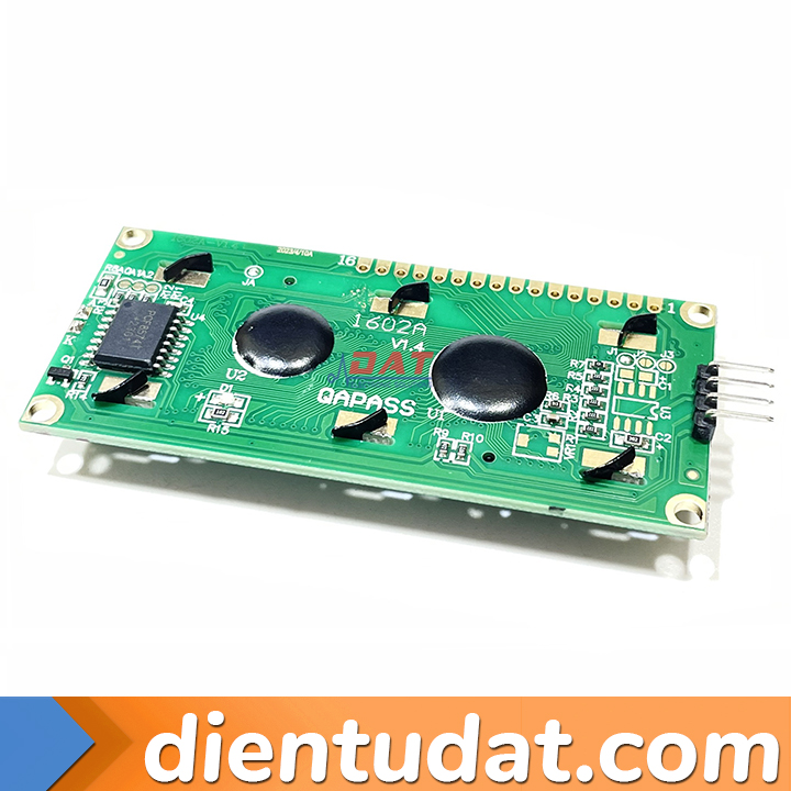 Màn Hình LCD 16*02 1602 Tích Hợp I2C Màu Xanh Dương