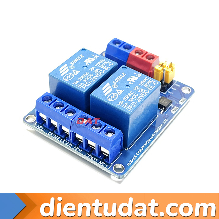 Module 2 Relay 24V Kích High/Low HTC