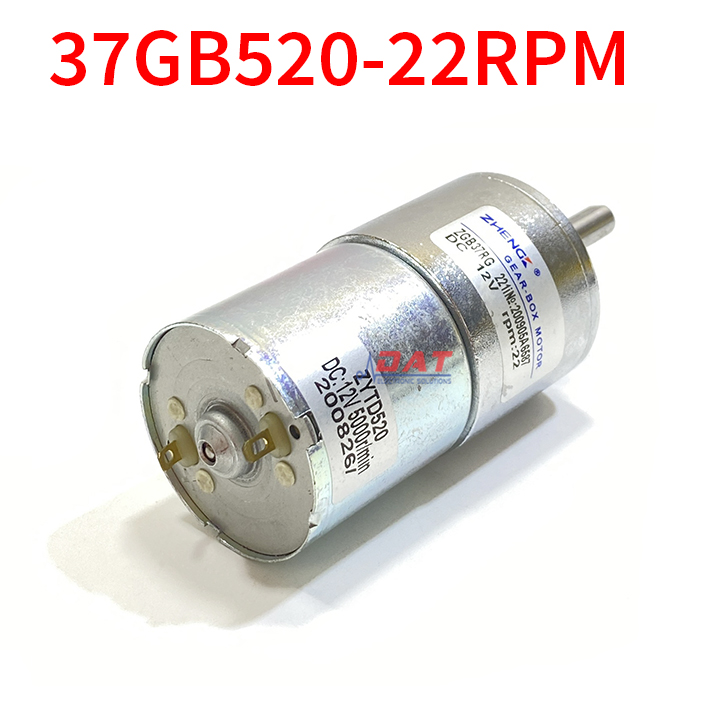 Motor Giảm Tốc 12V 22RPM 37GB520