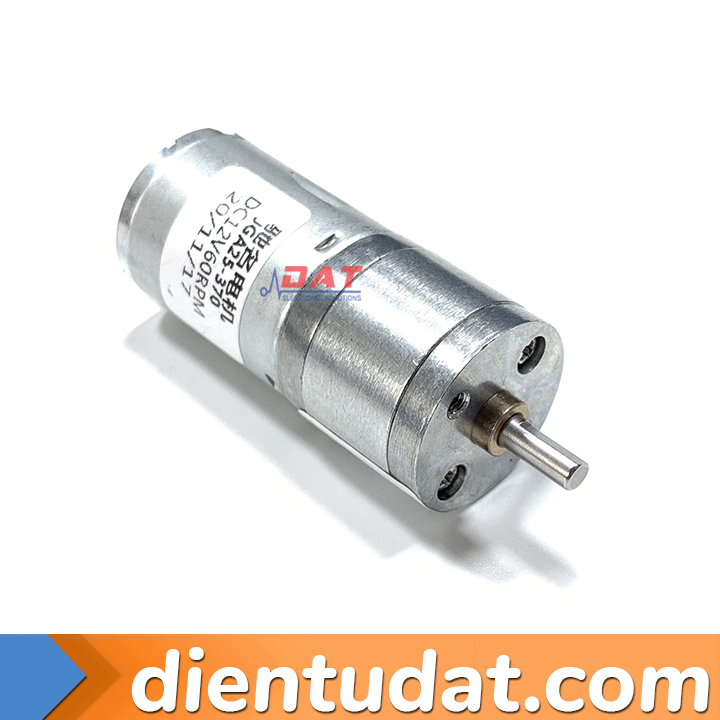 Motor Giảm Tốc JGA25-370 60RPM - 12VDC