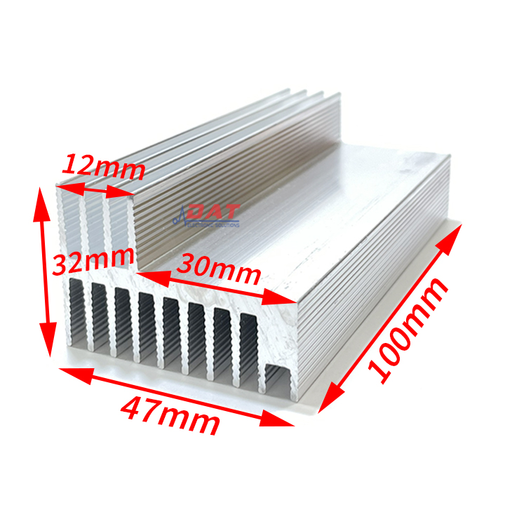 Nhôm Tản Nhiệt Chữ L 100*47*32mm