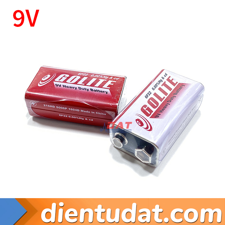 Pin Vuông 9V GOLITE