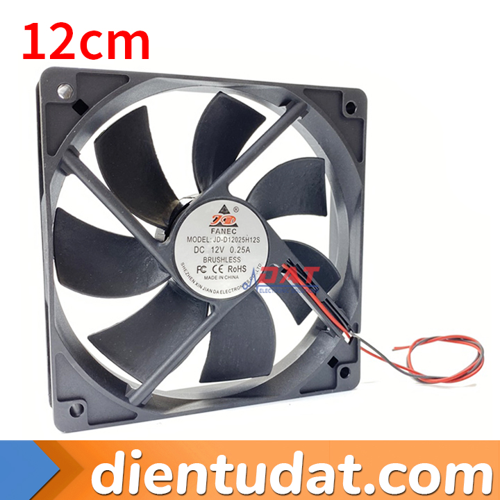 Quạt Tản Nhiệt 12V 200mA 8cm 9cm 12cm