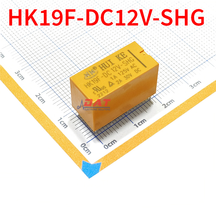 Relay 8 Chân 12V 1A HK19F-DC12V-SHG