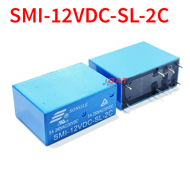 SMI-12VDC-SL-2C Relay 12VDC 10A 8 Chân