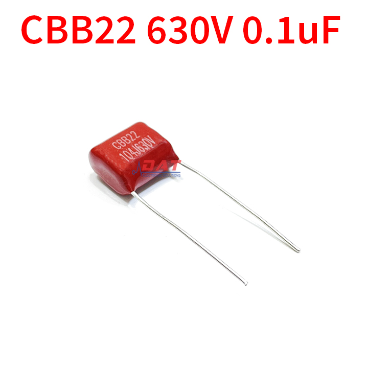 Tụ CBB22 0.1uF 104J 630V 10mm