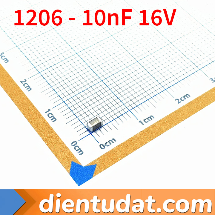 Tụ Dán 103 10nF 16V 1206 SMD 10%