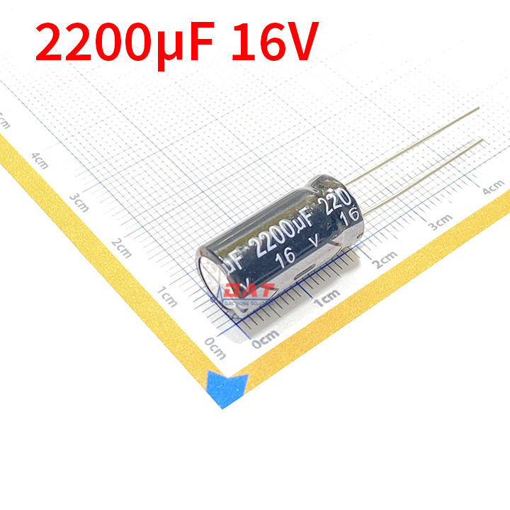 Tụ Hóa 2200uF 16V 10*20mm