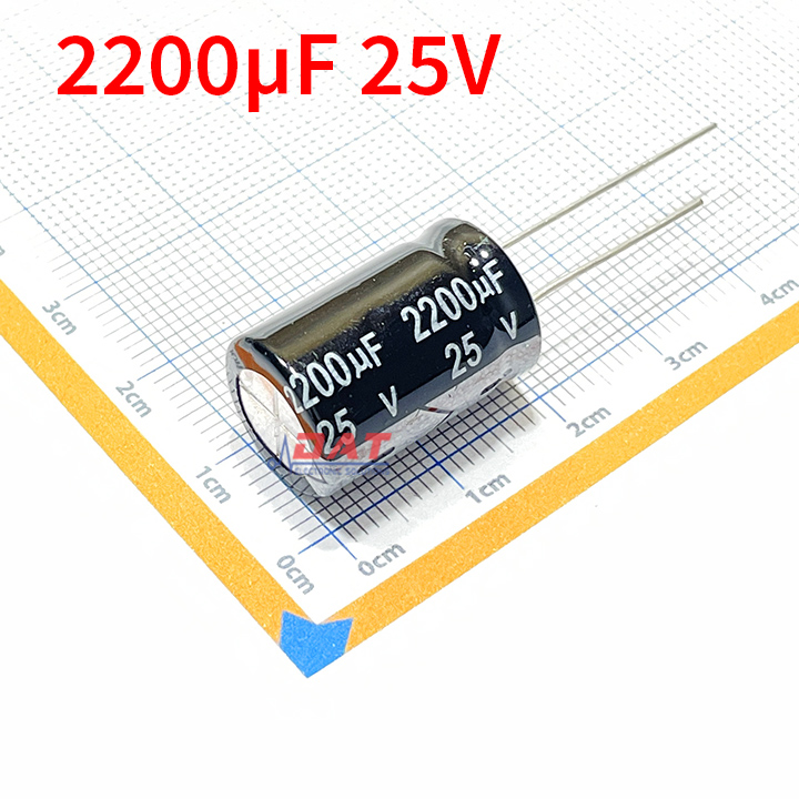 Tụ Hóa 2200uF 25V 13*21mm