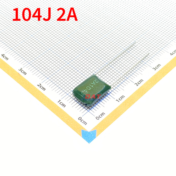 Tụ Polyester 2A 104J 0.1uF 100V